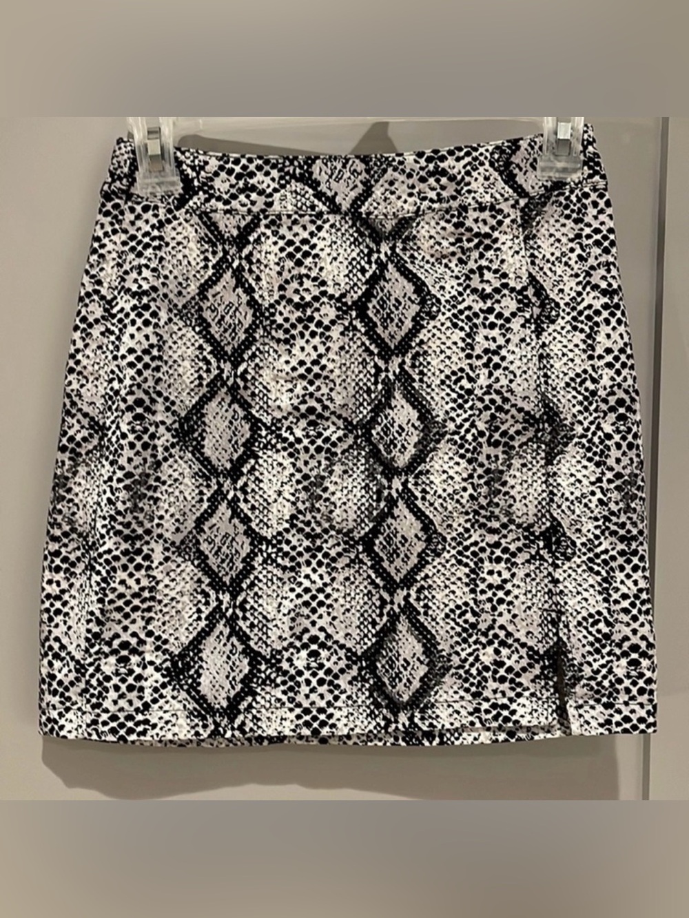 Garage Snakeskin Skirt XS Animal Print Mob wife